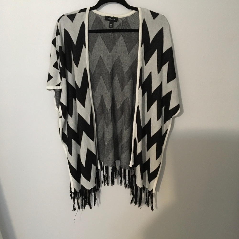Plus size poncho